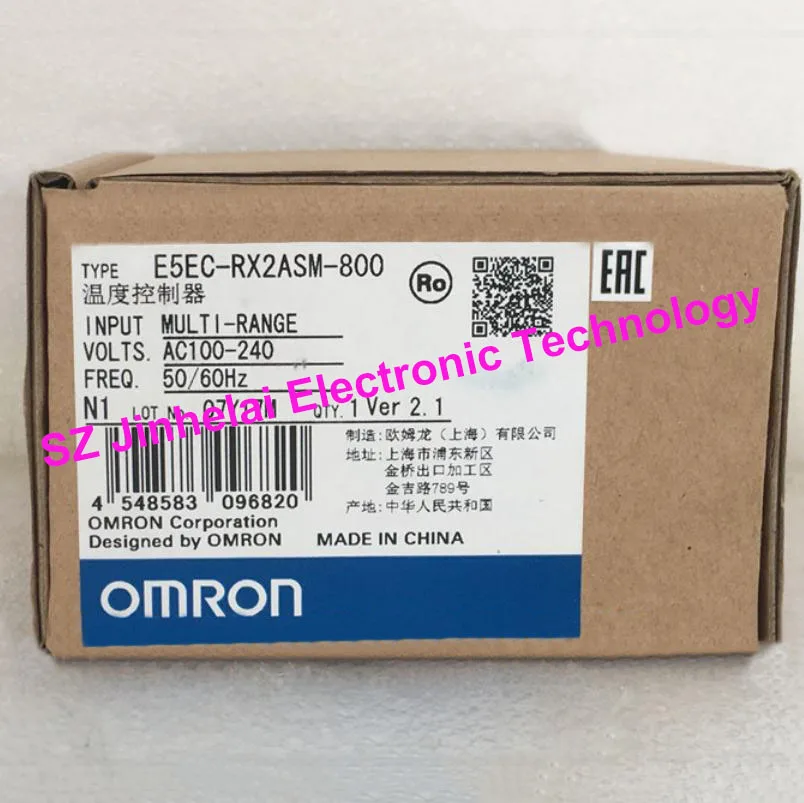 Новый и оригинальный E5EC RX2ASM 800 Контроллер Температуры Omron переключатель