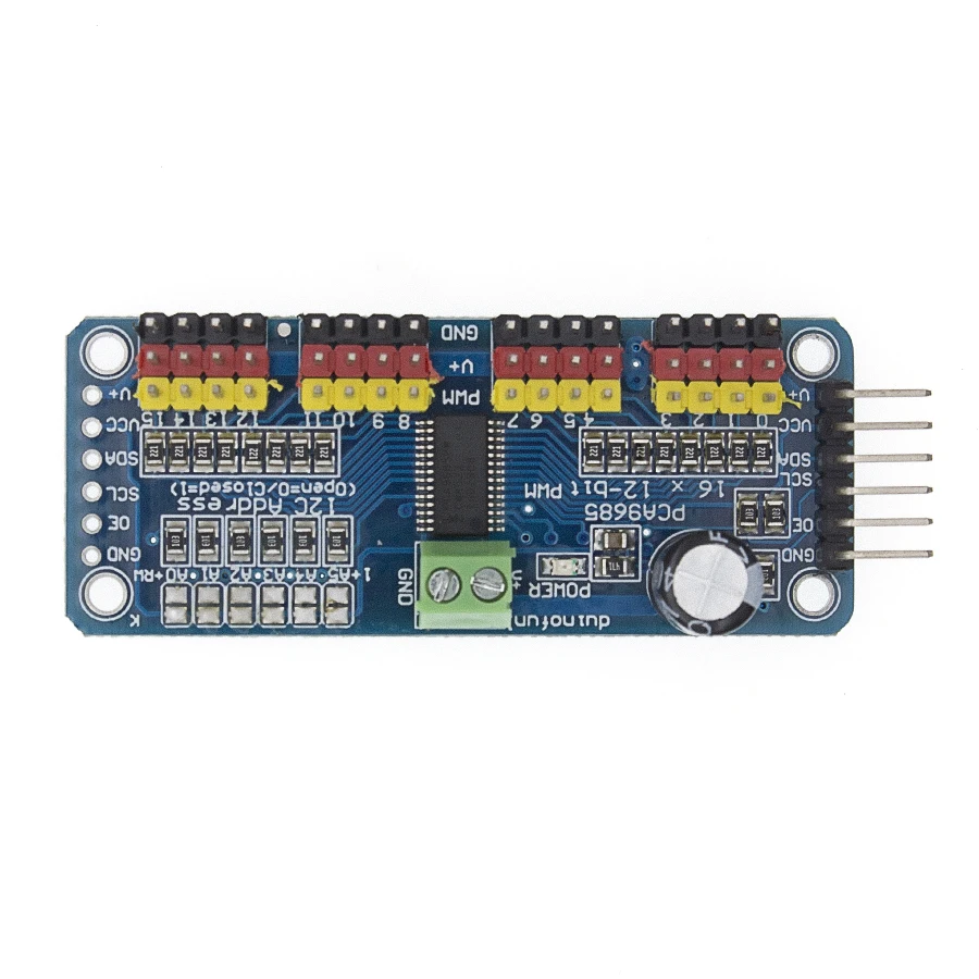 Tenstar Robot 16-канальный видеорегистратор 12-битная ШИМ/Servo Driver-I2C интерфейс PCA9685 модуль