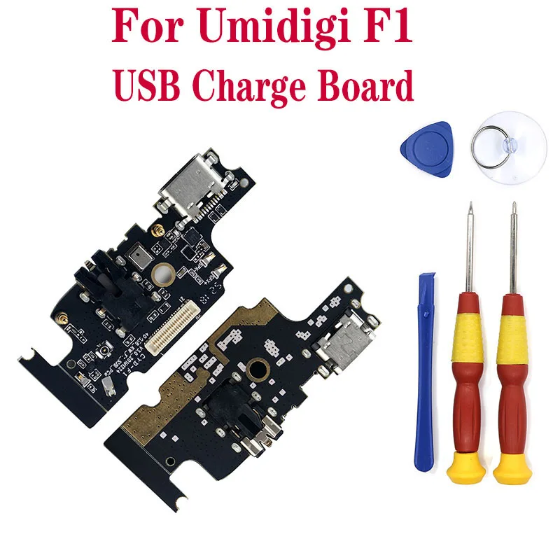 Для телефона Umidigi F1 100% оригинальная новая зарядная плата с USB-разъемом + звуковой