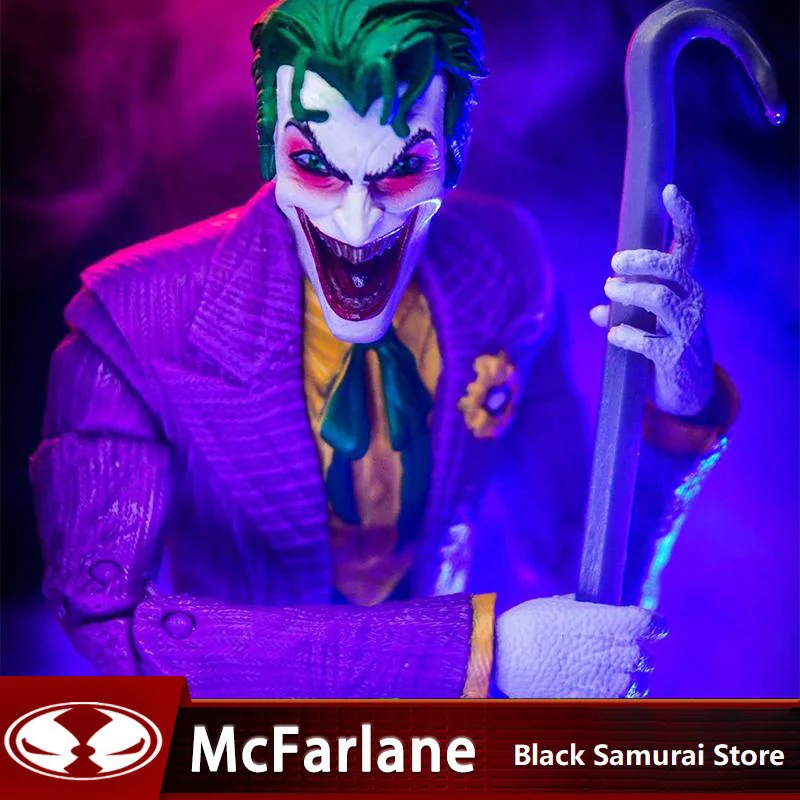 

DC Comics McFarlane Batman The Joker Clown Anime action figure 17cm Collectible figurines Model Halloween Gift Toys