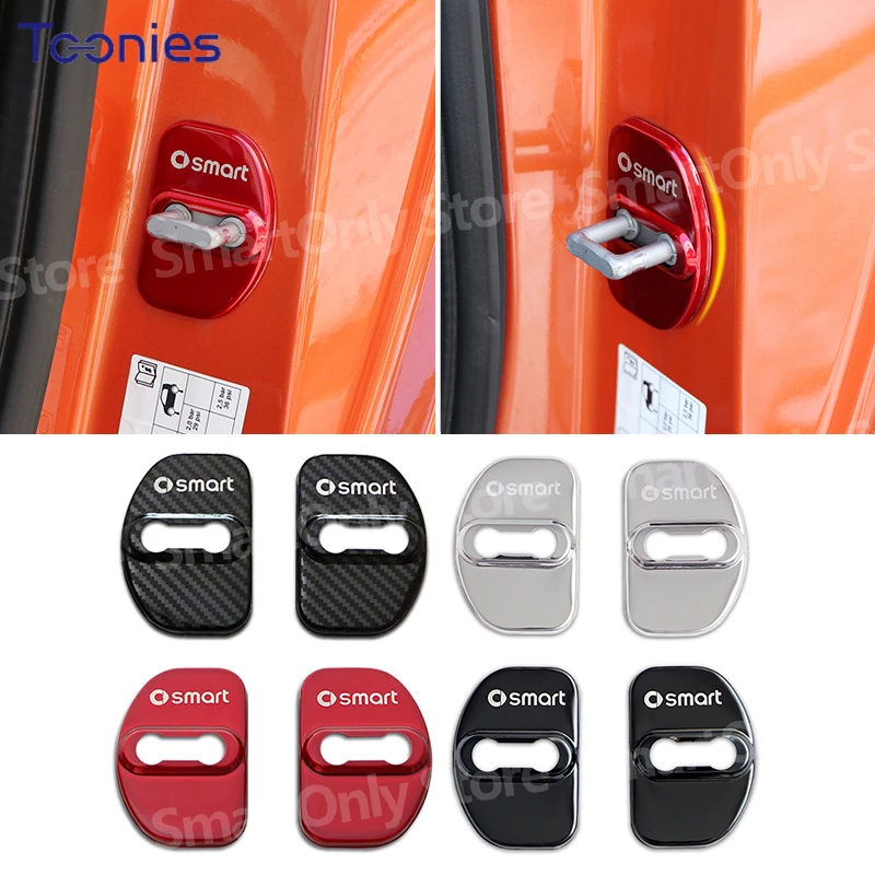 Для Mercedes Smart 453 451 450 Fortwo Forfour Автомобильный Дверной замок из нержавеющей стали