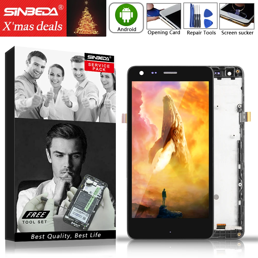 Для Xiaomi Redmi 2 2A 2 Pro ЖК-дисплей с рамкой дигитайзер сборка OEM без битых пикселей панель lcd сенсорный экран части