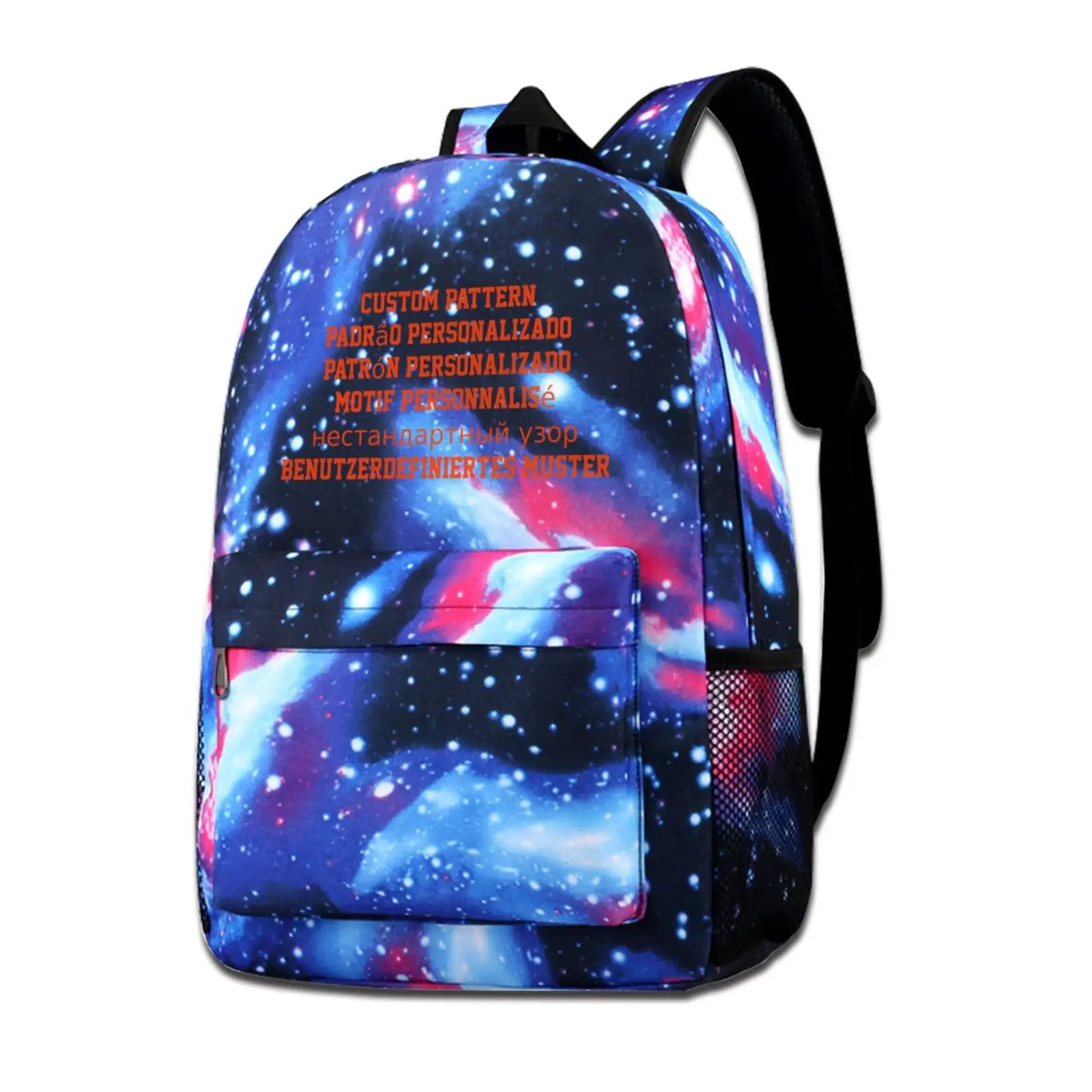 

Custom Backpack for Teeange Girl Boy Children School Bag Starry Night Space Star Schoolbag Kids Bookbag Universe Galaxy Rucksack