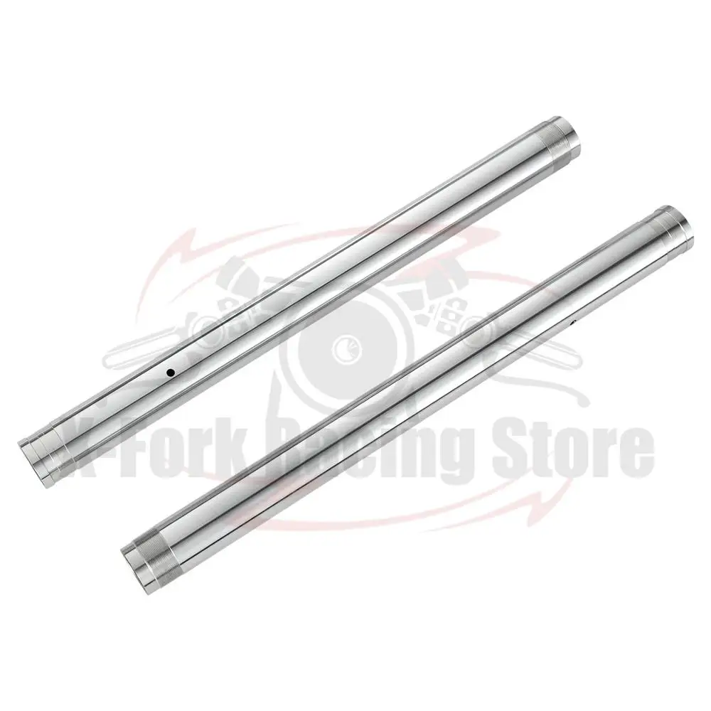 Передняя вилка внутренние трубы бар серебряная пара для Kawasaki Z1000 2003-2006 2004 2005 41X505mm