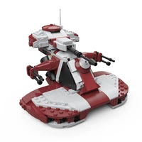 moc aat 75283 modification space of wars series armored assault tank high tech bricks model building block kid diy toy gift