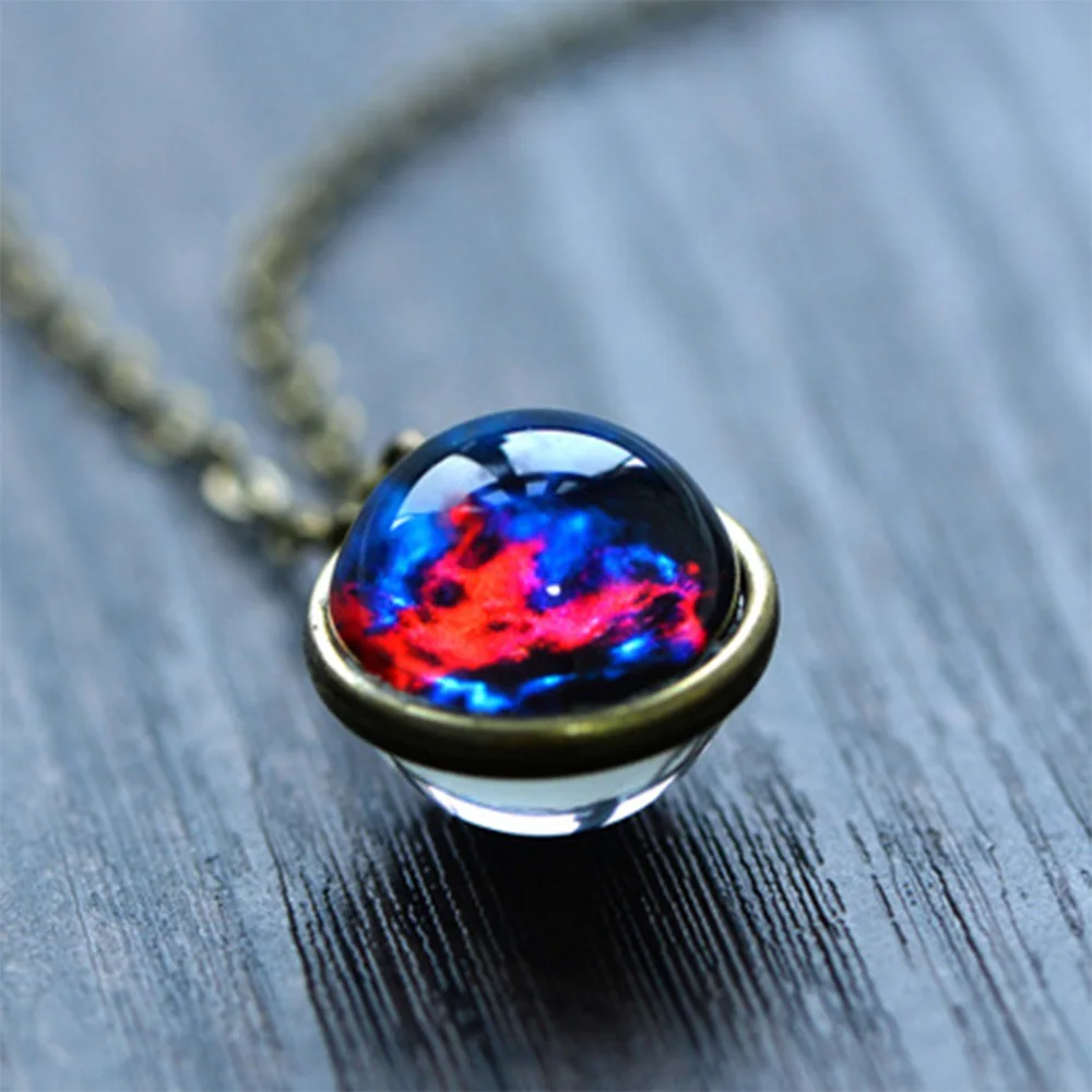 Nebula Galaxy сделай сам ожерелье женская подвеска Вселенная планета модные украшения