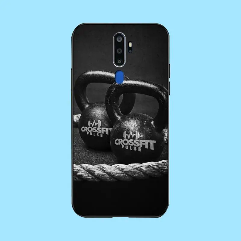 Мягкий силиконовый чехол для телефона из ТПУ PENGHUWAN keep calm and crossfit Oppo A5 A9 2020 Reno Z Realme5Pro