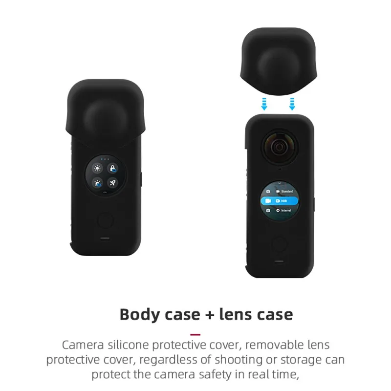 Силиконовый чехол Insta360 one x2 мягкий пылезащитный для объектива аксессуары камеры |