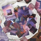 : Mohamm 55 шт.кор. Париж дневник Стикеры книги Скрапбукинг самодельные отметки Бумага Стикеры хлопья канцелярская офисная аксессуары искусство S