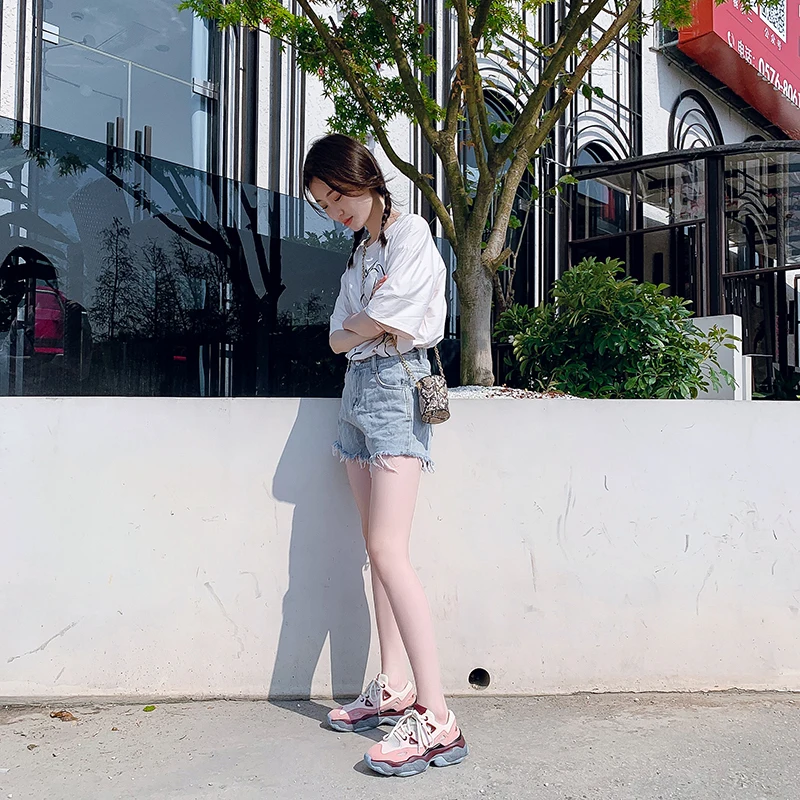 

Inner increase thick bottom muffin leisure sports old shoes tide shoes 2020 spring and summer mesh breathable women's shoes Z624