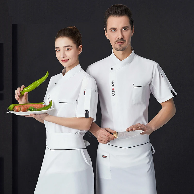 Куртка для шеф-повара унисекс дышащая сетчатая туника кухни ресторана летняя