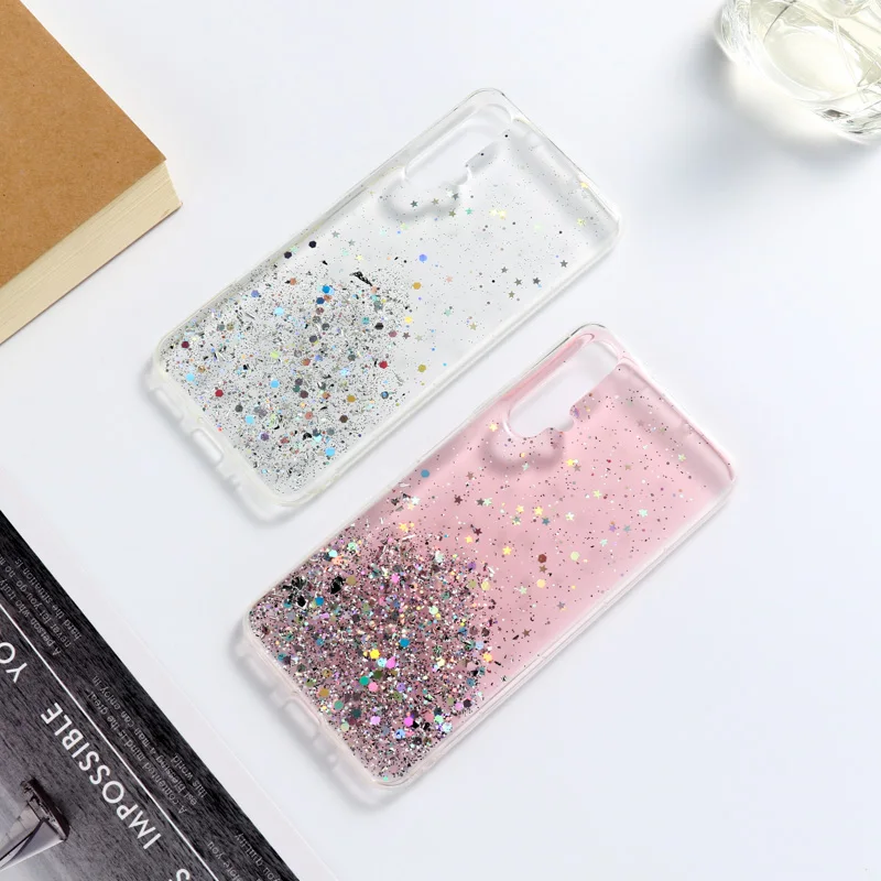 Bling Glitter Case For Huawei Honor 10 Lite Case Bumper Honor 9A 9C 9S 9X 8x 10i 20 30s 20s 8s 8C 8A 7A 7C  30 Pro Plus Cover