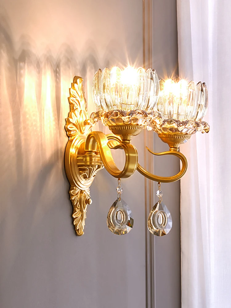 Настенный светильник MOONSHADOW светодиодный полностью медный роскошный с