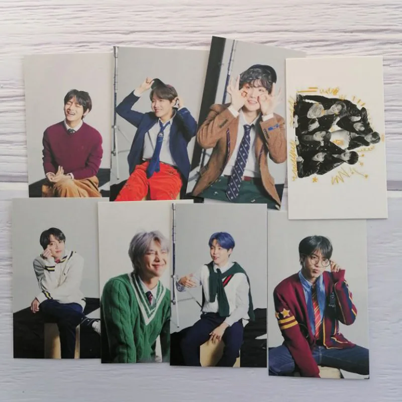 

Wholesale Kpop Bangtan Boys MAP OF THE SOUL :7 Collection Postercard Korean Fashion Boys Poster Picture Fan Photo Card Lomo Card