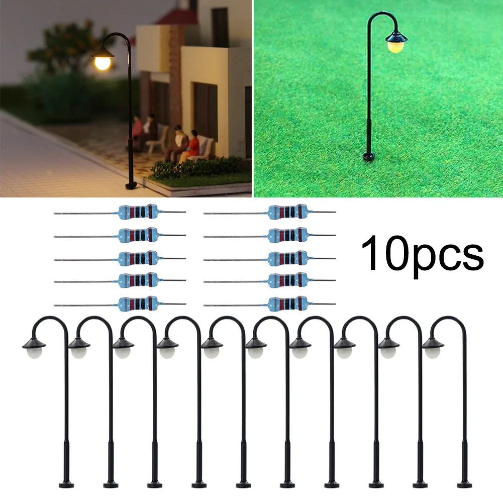 

Arc Lamps LED Street Lamps DIY Durable For Model Railway Landscape Kit