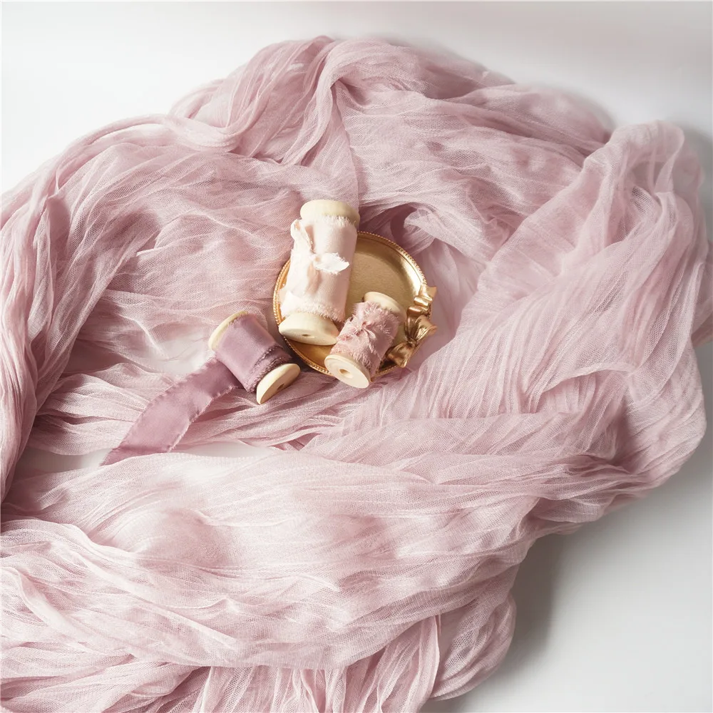 3mts/ПК фон для фотосъемки складчатый ткань марлевая косынка-платок одежда свадьбы