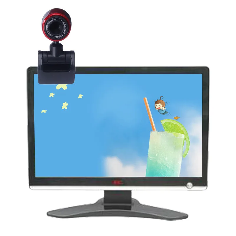 

USB 2.0 HD Webcam Camera Web Cam With Mic High Definition Plug And Play USB Connection For Computer PC Laptop Desktop 2021