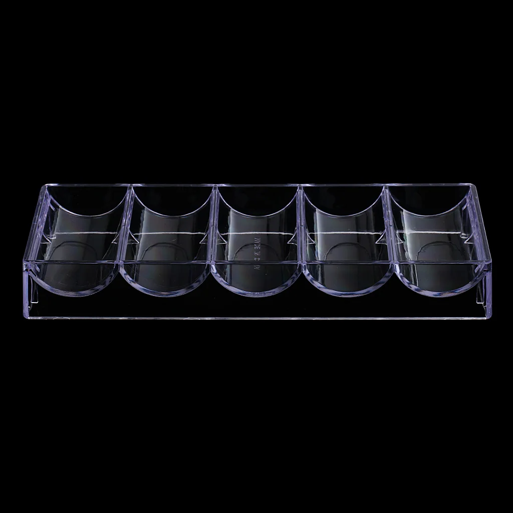 

Acrylic Poker Chip Tray Stackable Professional Casino Accessories Parts