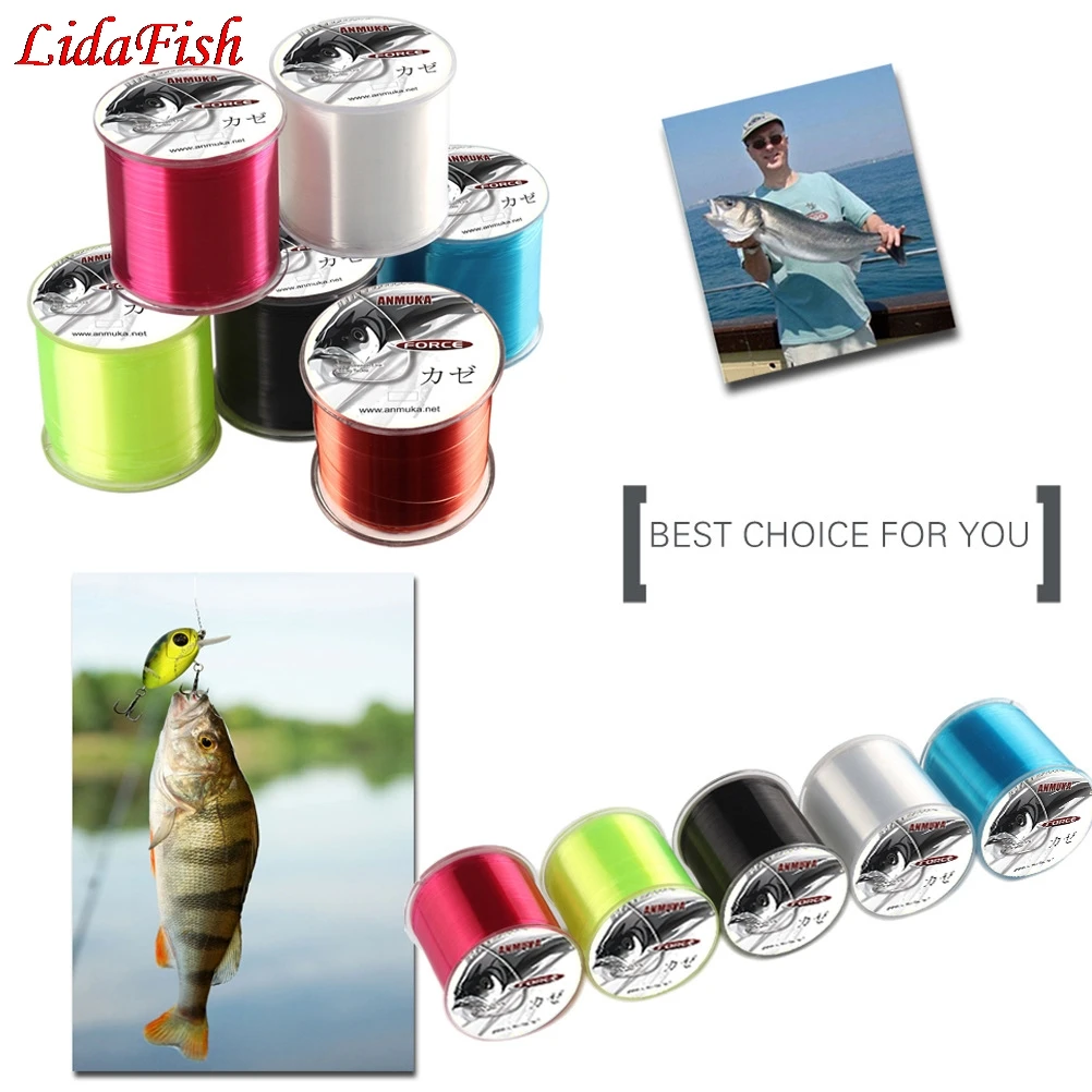 

500M Super Strong Nylon Fishing Line Size 0.6 To 8.0 Japanese Durable Monofilament Material Fishline for Carp fishing