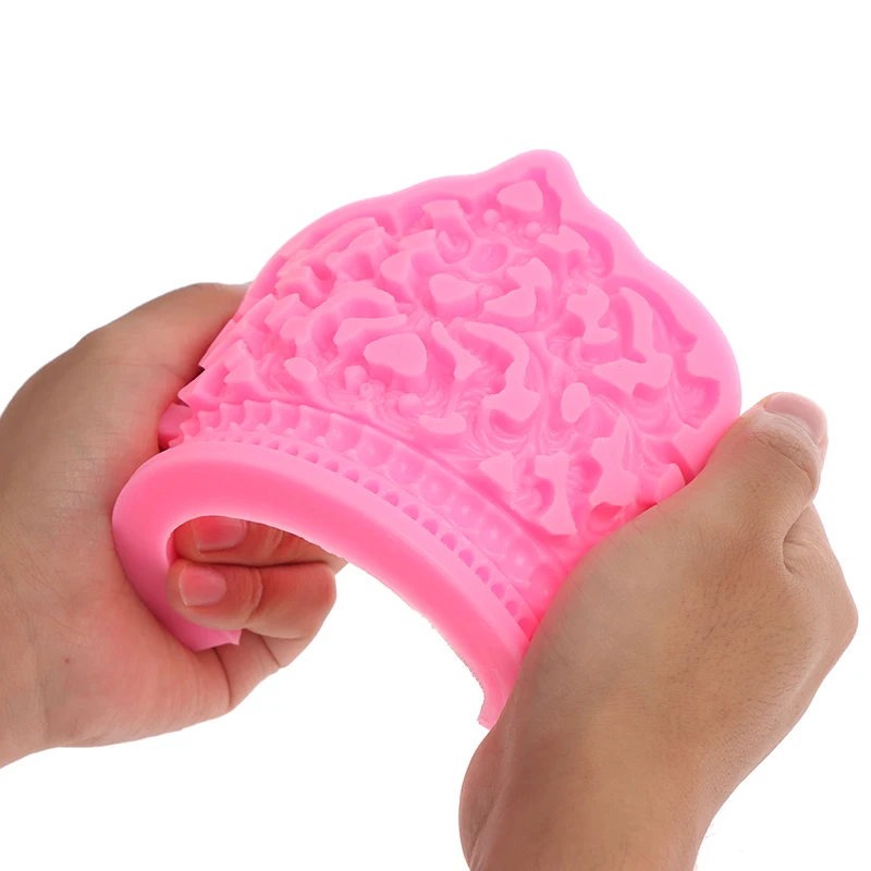 DIY силиконовая форма с короной Свадебные Топпинг для кексов инструменты