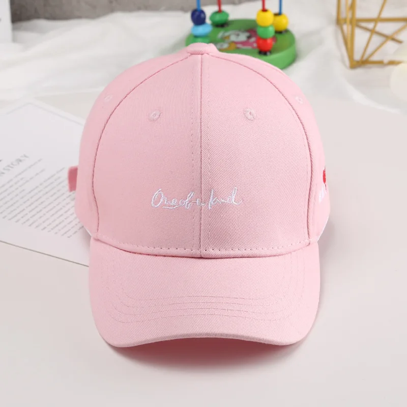 

fashionable children Baseball Cap Embroidery heart sun Hat Summer Outdoor Adjustable Hip Hop Hats Casquette