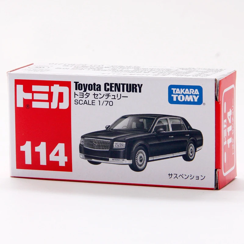 Модель автомобиля Takara Tomy Tomica 1:70 Toyota Century No.114 из черного металла | Игрушки и хобби