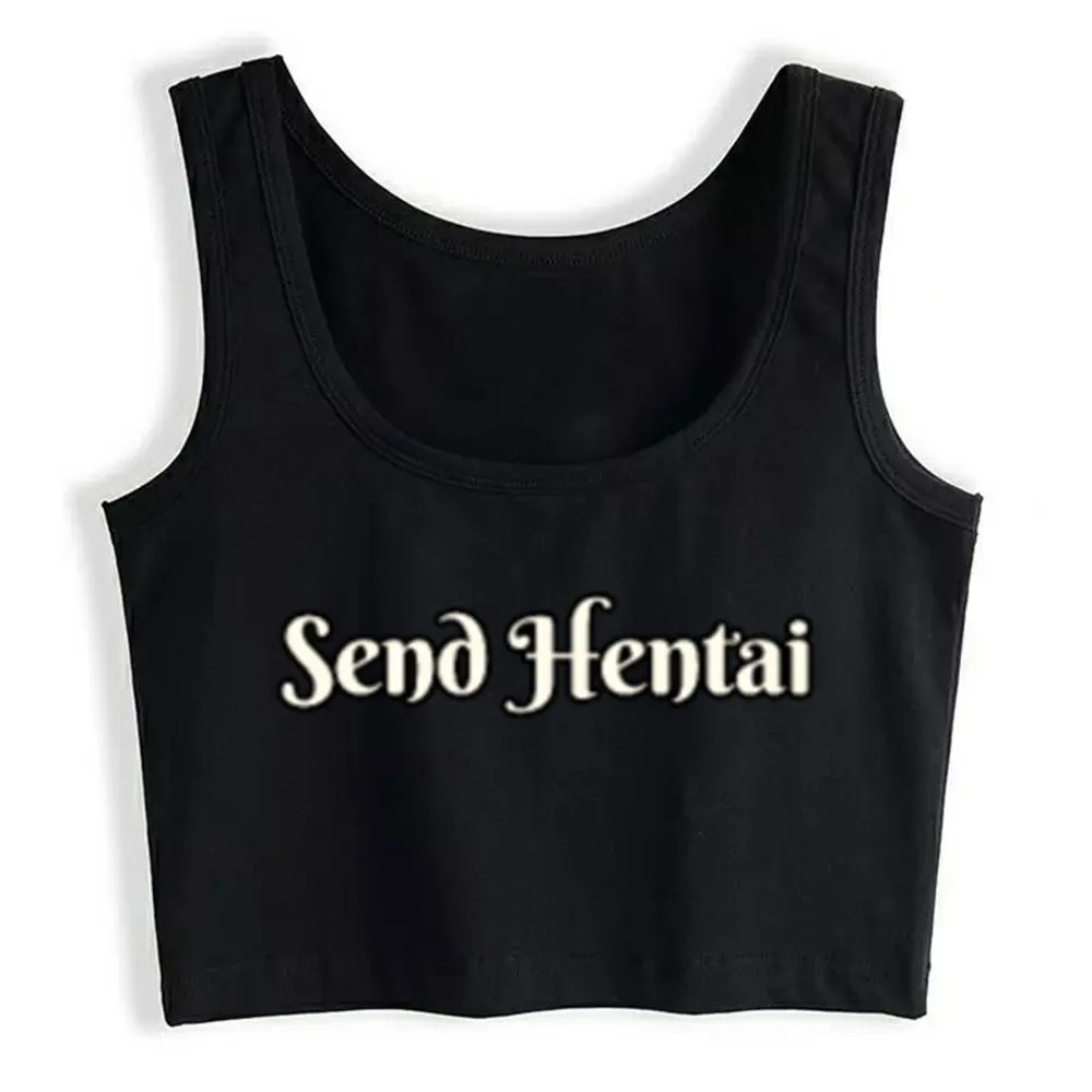 

Boho Crop Top Hentai Gift Hip Hop Vintage Print Sexy Streetwear Womens Tops blusas mujer de moda 2021 verano Gym Tank Top Women