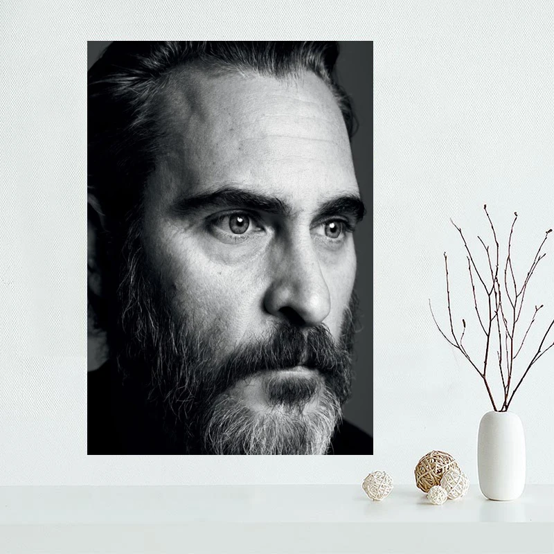 

Custom Joaquin Phoenix Canvas Painting Poster Home Decor Cloth Fabric Wall Art Poster 27x40cm,30x45cm,40x60cm,50x75cm,60x90cm