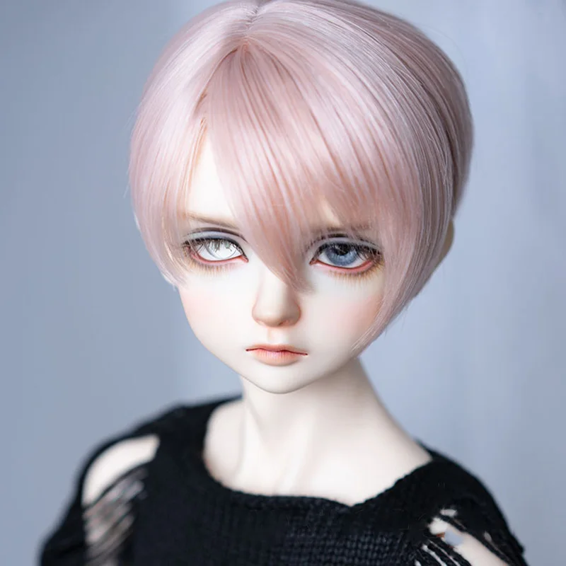Bybrana Bjd парик 1/3 1/4 Sd кукла короткие волосы мальчик косая челка сбоку парики |