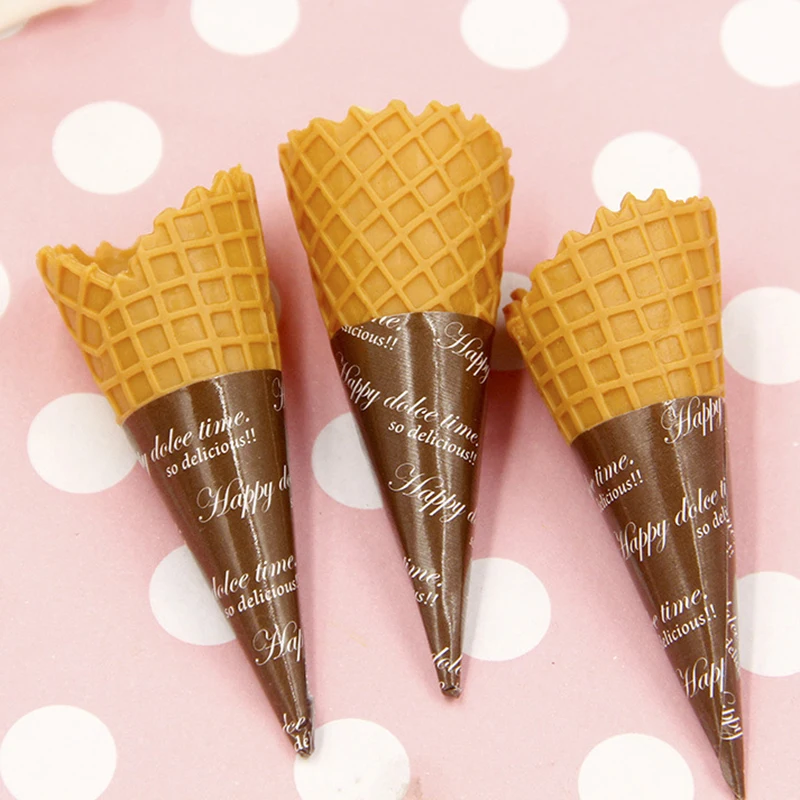 2 шт. конусная игрушка мороженое для детской кухни|Поделки своими руками| |