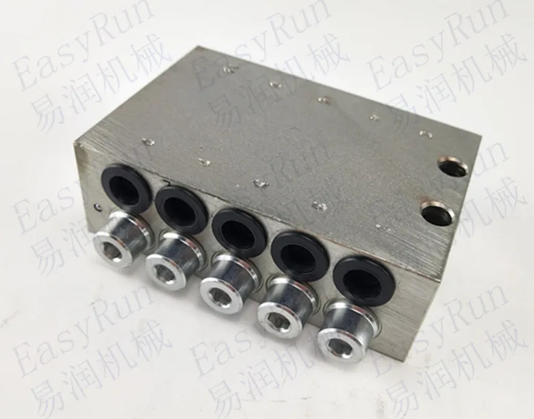 10 way Oil Distributor Grease Separator Block Feeder For Concrete Pump Truck SKF VPBM-5 type |