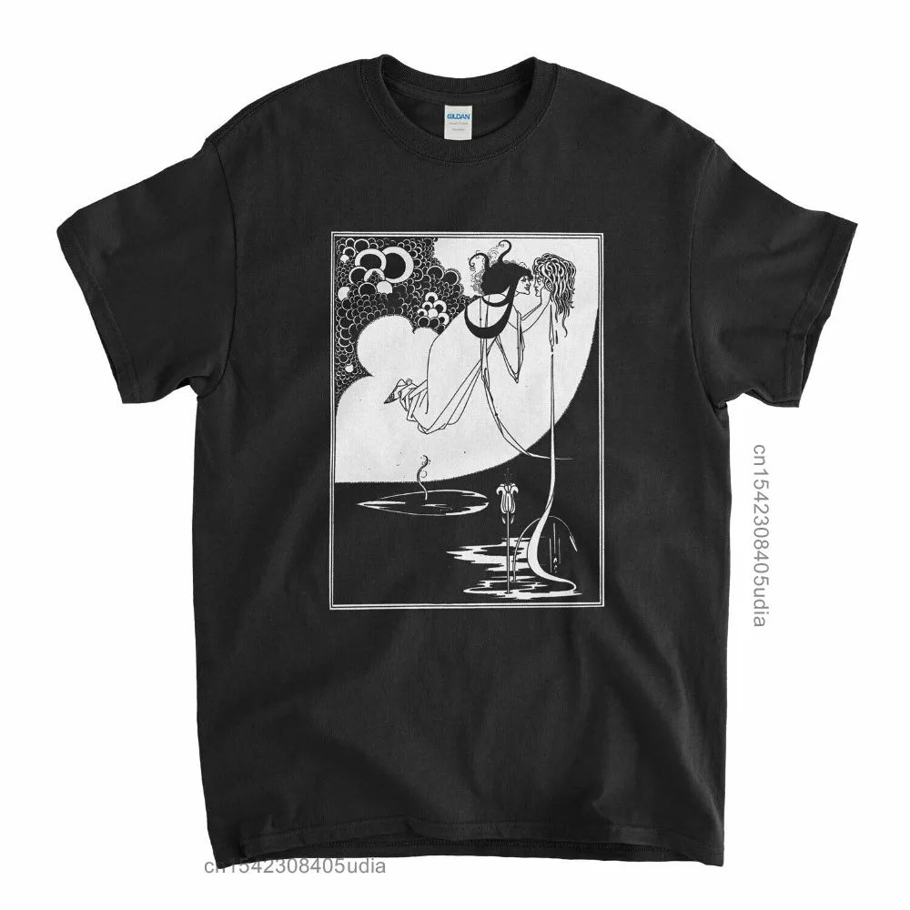 

Футболка Aubrey Beardsley-классическая иллюстрация Climax, Оскар вильд, новинка, Мужская футболка для изобразительного искусства на заказ