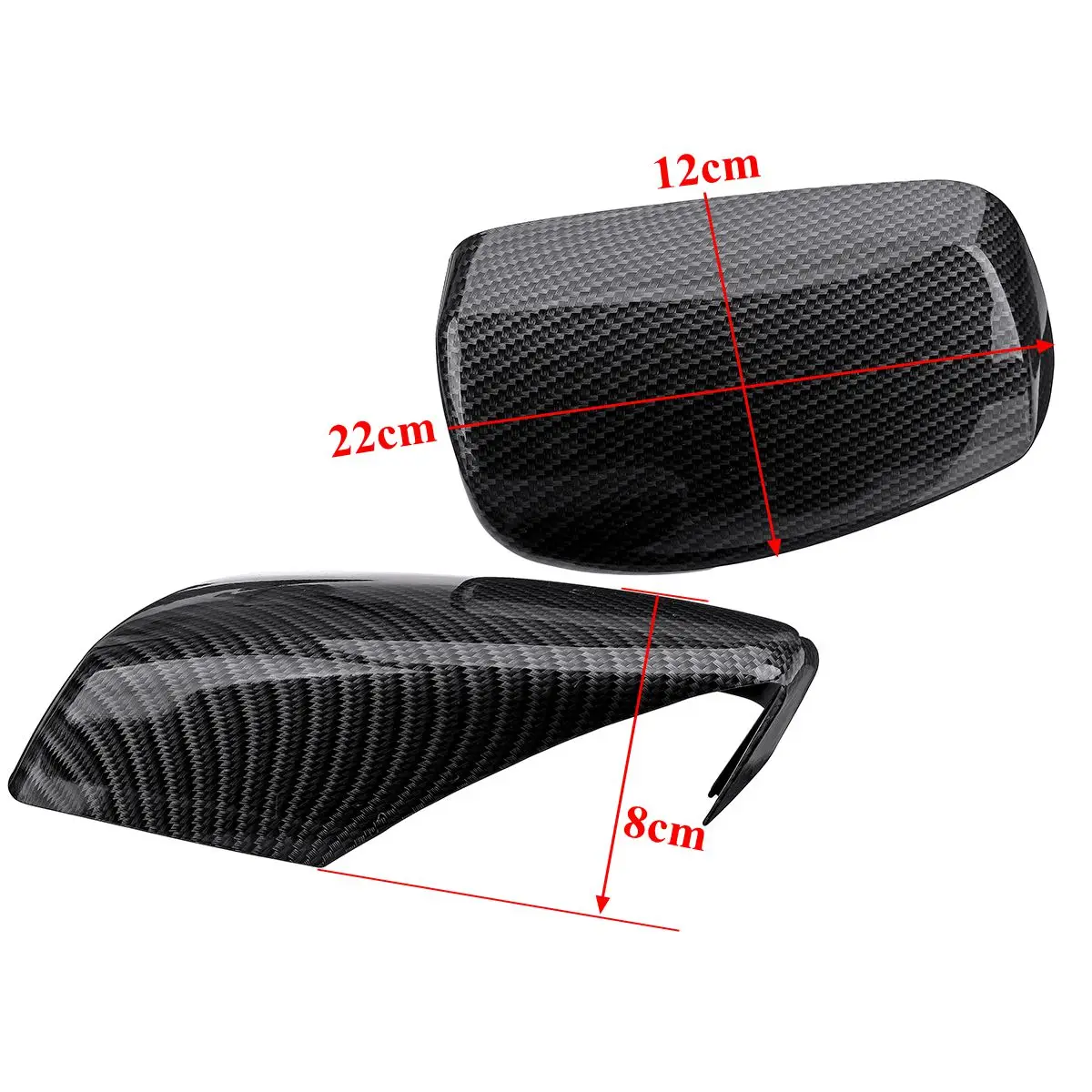 Колпачки для боковых зеркал заднего вида из АБС пластика 1 пара BMW E60 E61 E63 E64 2003 2004