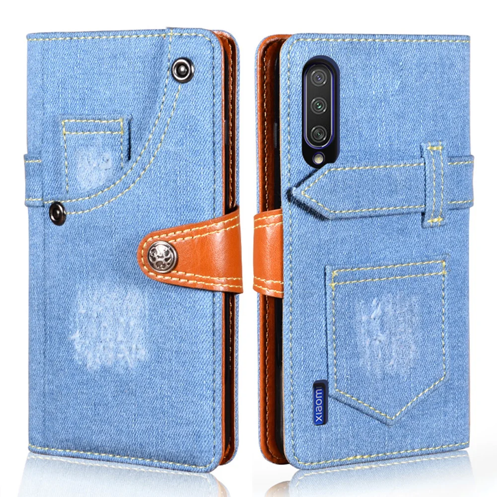 Кожаные чехлы-книжки в ковбойском стиле для Xiaomi Mi A3 чехол 6 09 дюйма с отделениями