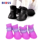 Полиуретановые летние непромокаемые ботинки для собак и Йорков, красочные носки для собак мелких пород, домашних животных, кошек, ботинки для собак, дропшиппинг