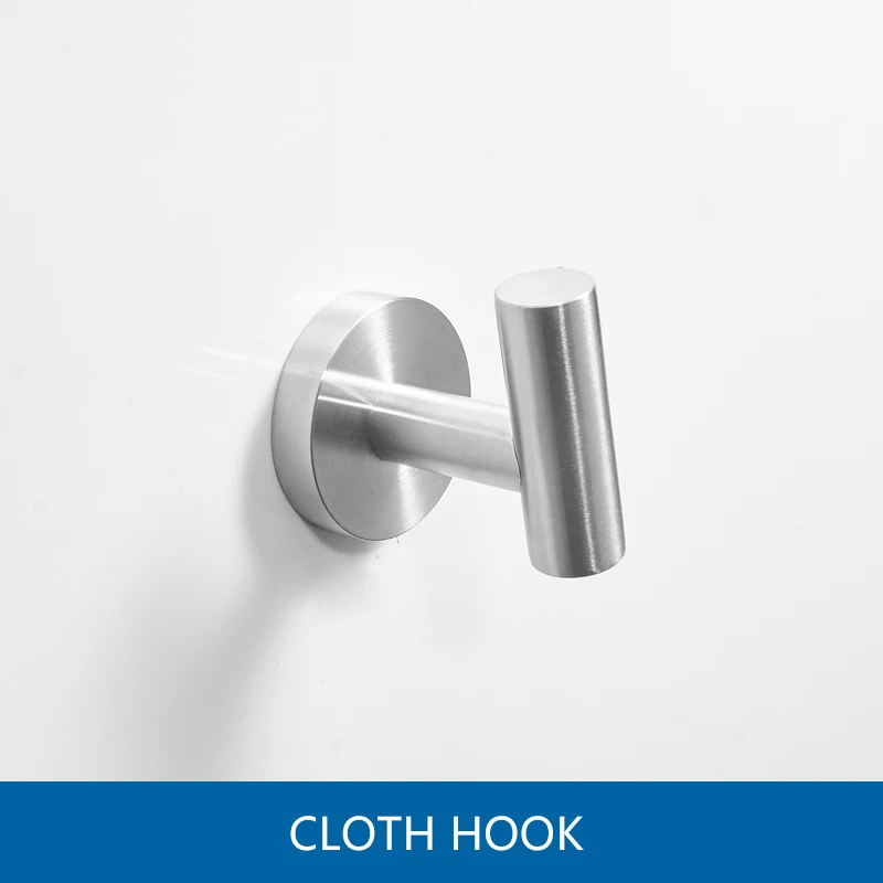 Cloth Hook-1 Faplully матовый золотой набор аксессуаров для ванной комнаты Т-образный дизайнерский держатель для туалетной бумаги держатель для туалетной щетки настенное оборудование - Цвет: Cloth Hook-1