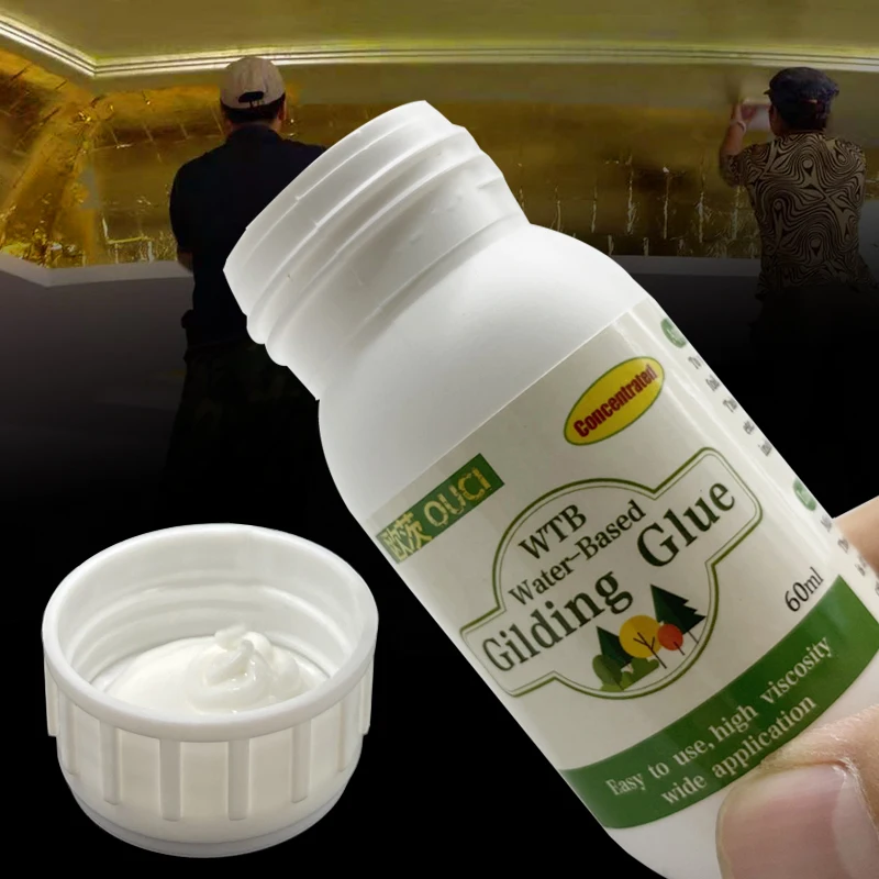 60 мл (120 мл) золочение клей для сусальное золото Фольга клея на водной основе