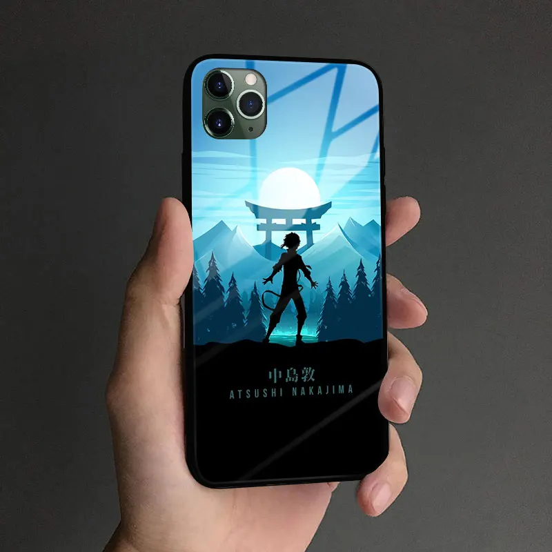 Atsushi Nakajima Anime Art Glass Soft Silicone Phone Case Cover Shell for iPhone SE 6s 7 8 Plus X XR XS 11 12 13 Mini Pro Max | Мобильные
