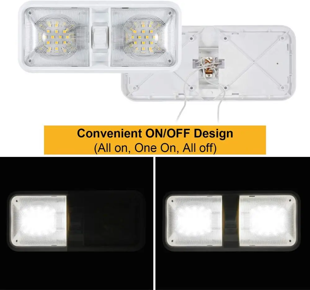 Kohree 5 пакеты 12V Led RV потолочный купол светильник Подсветка салона ing для трейлера