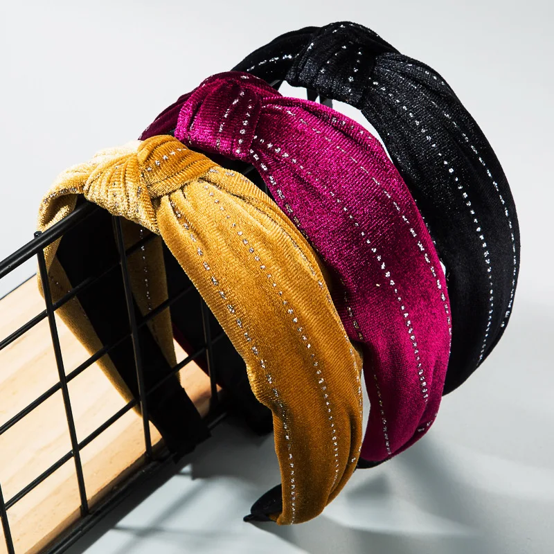 

С ужина, можно регулировать длину, обруч для волос женский трансграничной по выгодной цене с доставкой, широкополая узлом байки повязка на г...