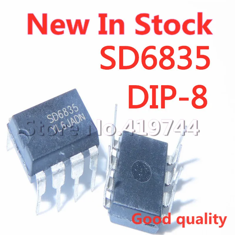 5 шт./лот 100% качество SD6835 DIP-8 чип управления питанием в наличии новый оригинальный