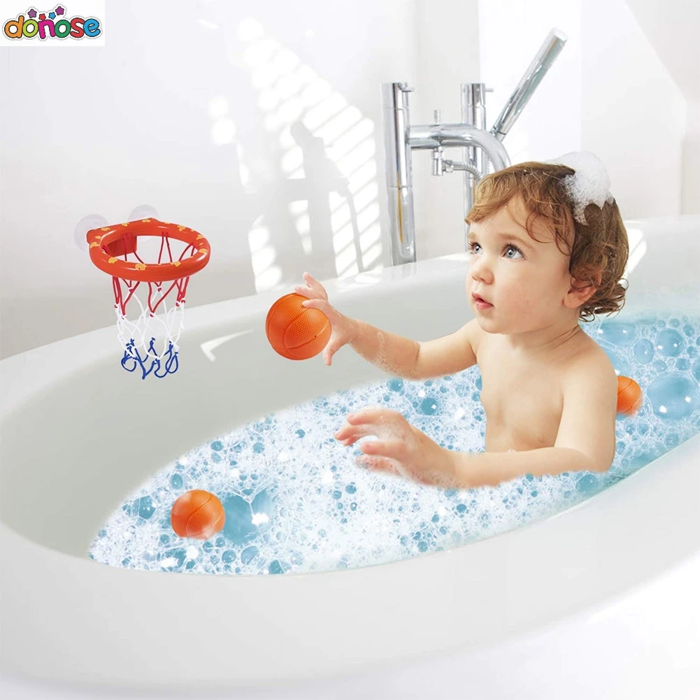 Детские забавные игрушки для ванны пластиковая корзина набор игрушек стрельбы