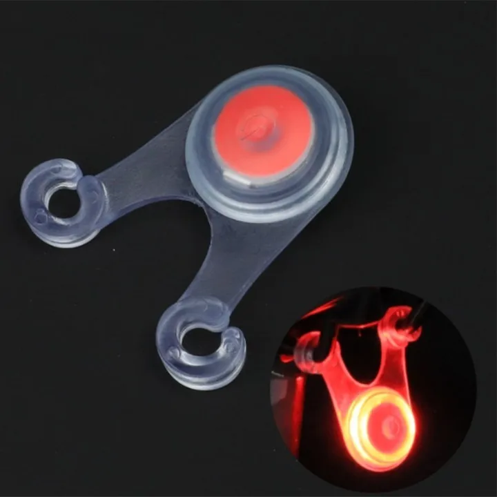 

1pc Bicycle Tail Light Silica Gel Led Safety Warning Lamps Cushion Spoke Lamp Bike Light Фонарь Велосипедный