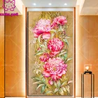 Damond вышивка ручная роспись цветы Diy фотообои полная квадратная алмазная живопись декор из алмазной мозаики большой