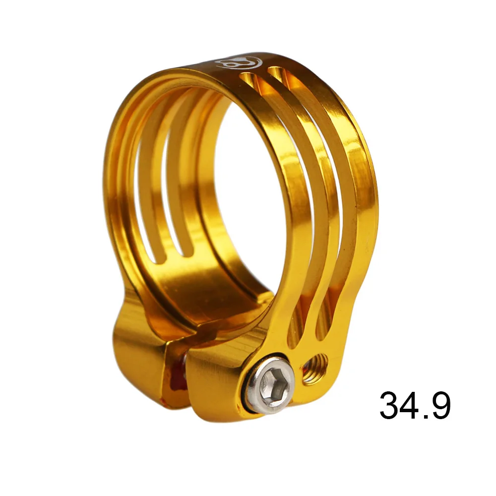 34.9mm gold Подседельный штырь для горного велосипеда стойка сиденья для велосипеда мtb Подседельный штырь зажим алюминиевый сплав водонепроницаемый и пылезащитный 31,8 мм 34,9 мм - Цвет: 34.9mm gold