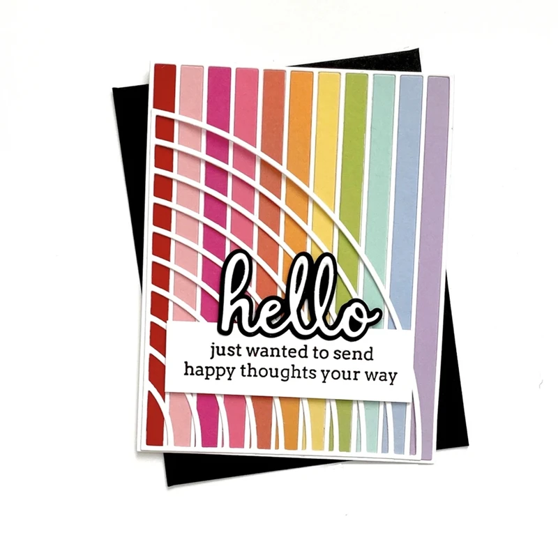 Новинка 2020 металлические вырубки и Скрапбукинг для бумажного фона полоски