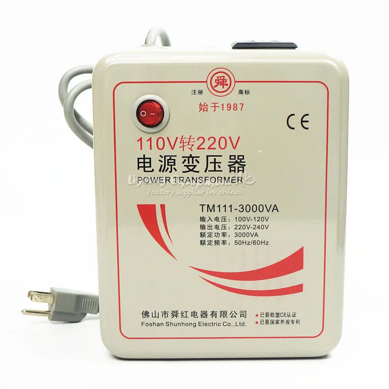 Преобразователь напряжения трансформатора 3000 Вт от 220 В до 110 В/110 В|transformer voltage