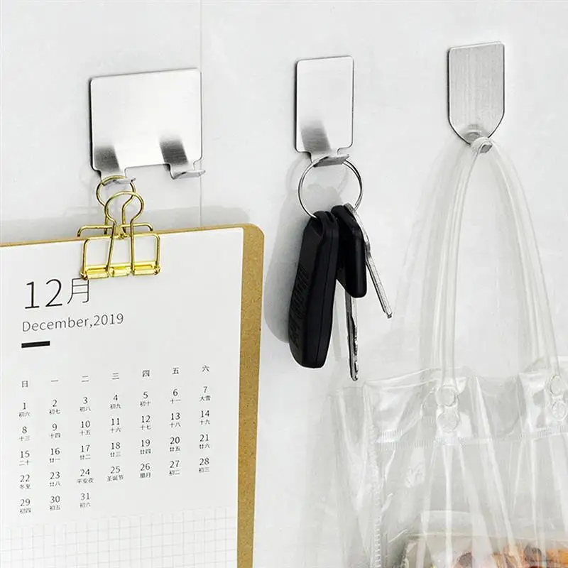 Многофункциональный крючок для ванной комнаты 8 шт. крючков из нержавеющей стали