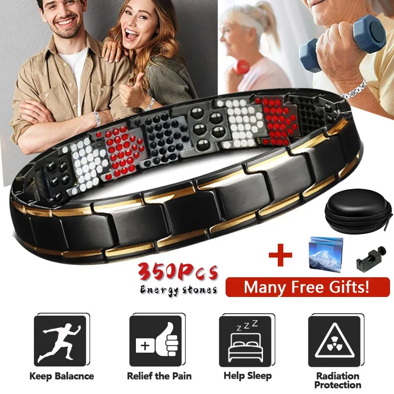 350 шт. мужские магнитные браслеты с камнями|Браслеты голограммой| |