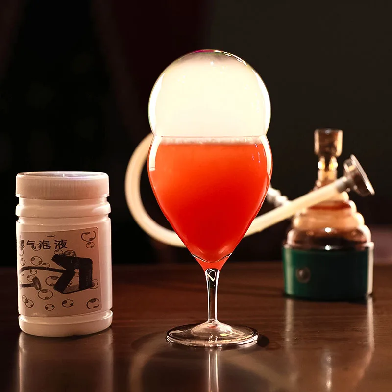 Коктейльный коптильня с пузырьковой водой молекулярной кухни набор